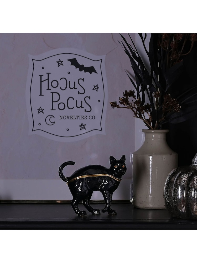 Widdop Black Treasured Trinkets Cat Ornament - Image 4 of 4 Widdop Black Treasured Trinkets Cat Ornament - Image 4 of 4