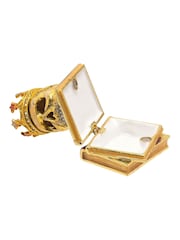 Widdop Gold Gothic Gold Skull with Crown Jewellery Box - Image 2 of 6