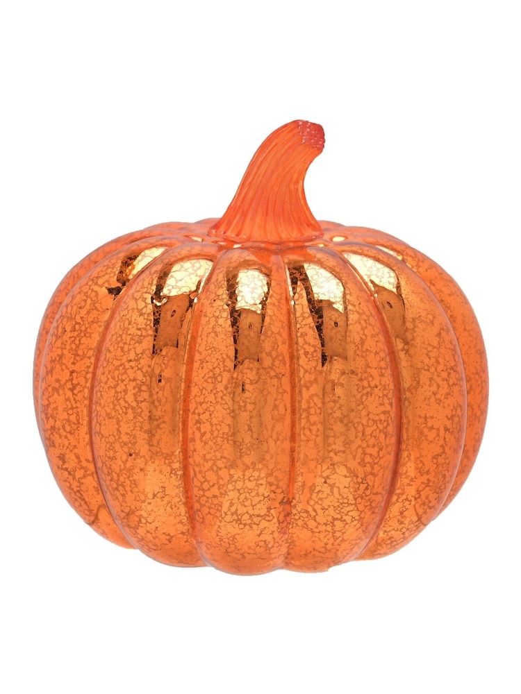 Widdop Orange Large Orange Pumpkin LED Lantern Ornament - Image 1 of 3