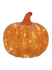 Widdop Orange Large Orange Pumpkin LED Lantern Ornament - Image 2 of 3