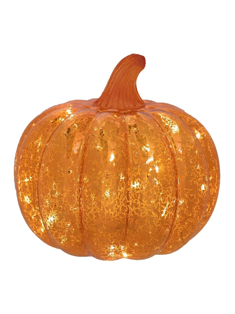 Widdop Orange Large Orange Pumpkin LED Lantern Ornament - Image 2 of 3