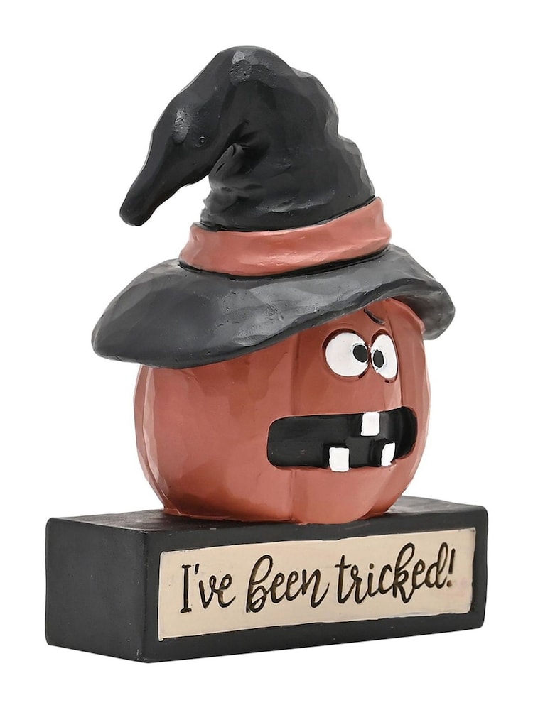 Widdop Black Jack-O-Lantern I've Been Tricked Ornament - Image 2 of 3 Widdop Black Jack-O-Lantern I've Been Tricked Ornament - Image 2 of 3