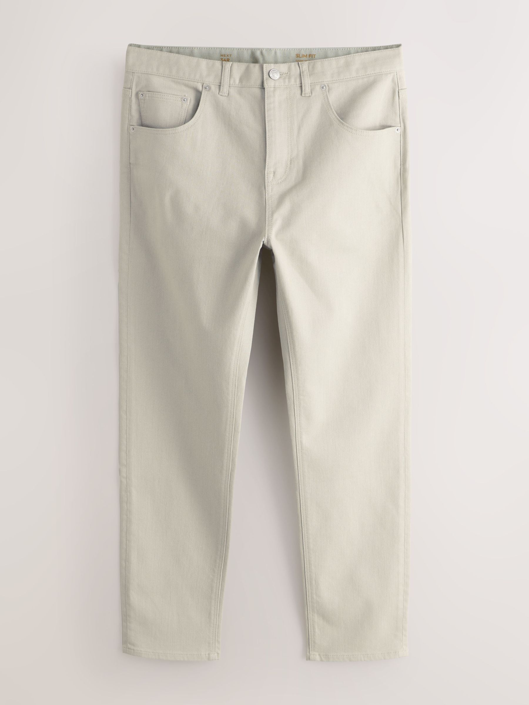 Buy Chalk White Slim Fit Classic Stretch Jeans from Next Canada