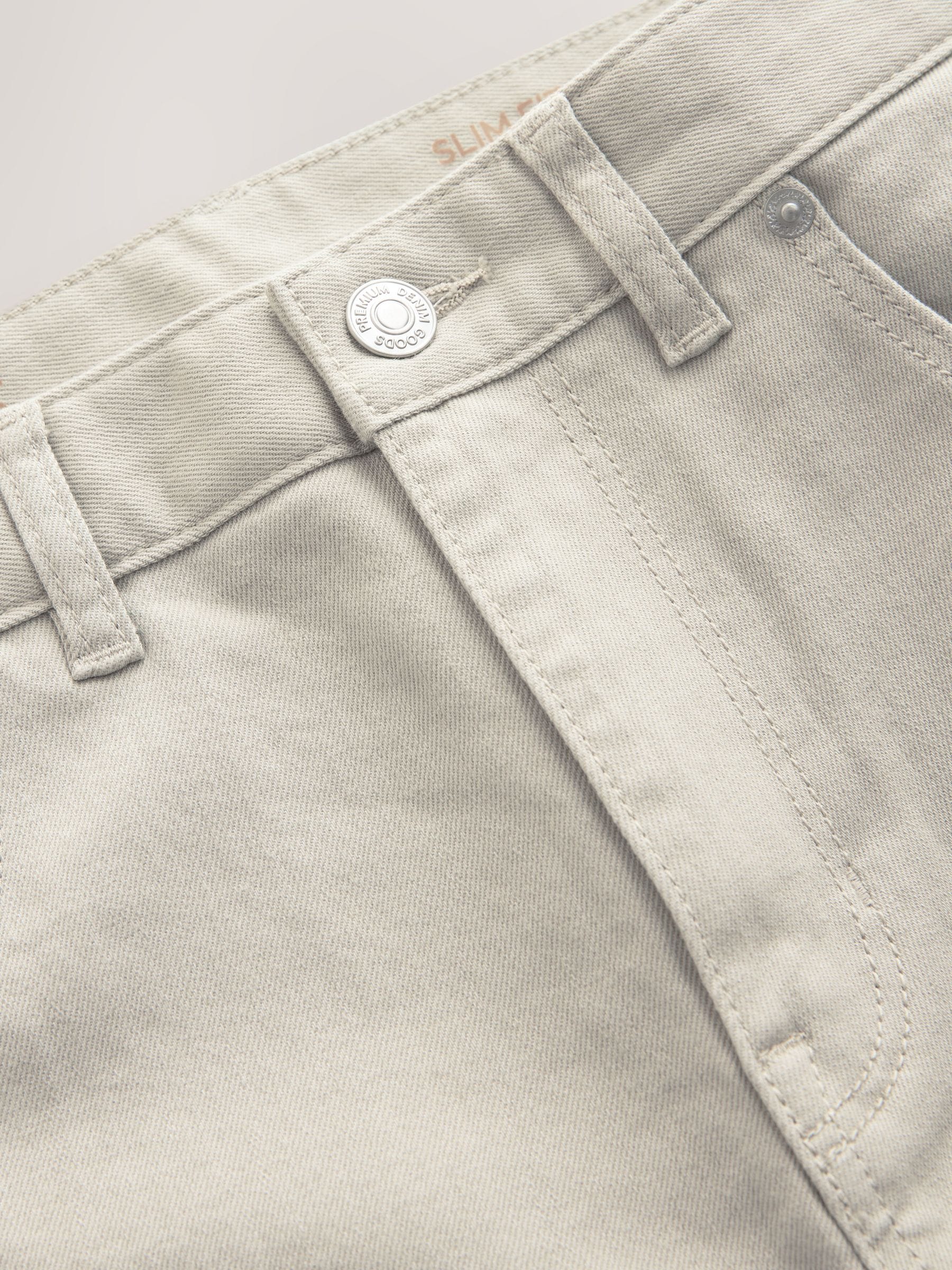 Buy Chalk White Slim Fit Classic Stretch Jeans from Next Canada