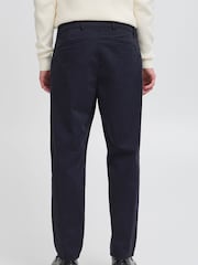 Casual Friday Blue CFPEPE Relaxed Fit Stretch Trousers - Image 2 of 8