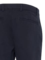 Casual Friday Blue CFPEPE Relaxed Fit Stretch Trousers - Image 8 of 8