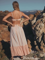 Pastellstreifen - Maxi-Sarong - Bild 6 von 9