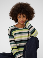CULTURE Cream CUlai Annemarie Stripe Pullover Jumper - Image 4 of 4