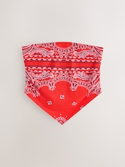 Red Bandeau Boobtube Scarf Top - Image 1 of 3