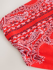 Red Bandeau Boobtube Scarf Top - Image 3 of 3