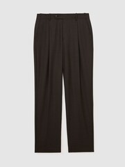 Reiss Brown Richard Suit Trousers - Image 2 of 6