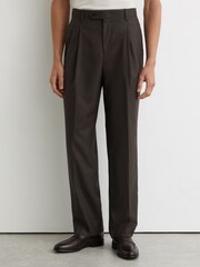 Reiss Brown Richard Suit Trousers - Image 4 of 6