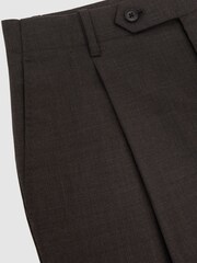 Reiss Brown Richard Suit Trousers - Image 6 of 6
