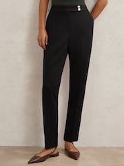 Reiss Black Gabriel Trousers - Image 3 of 6