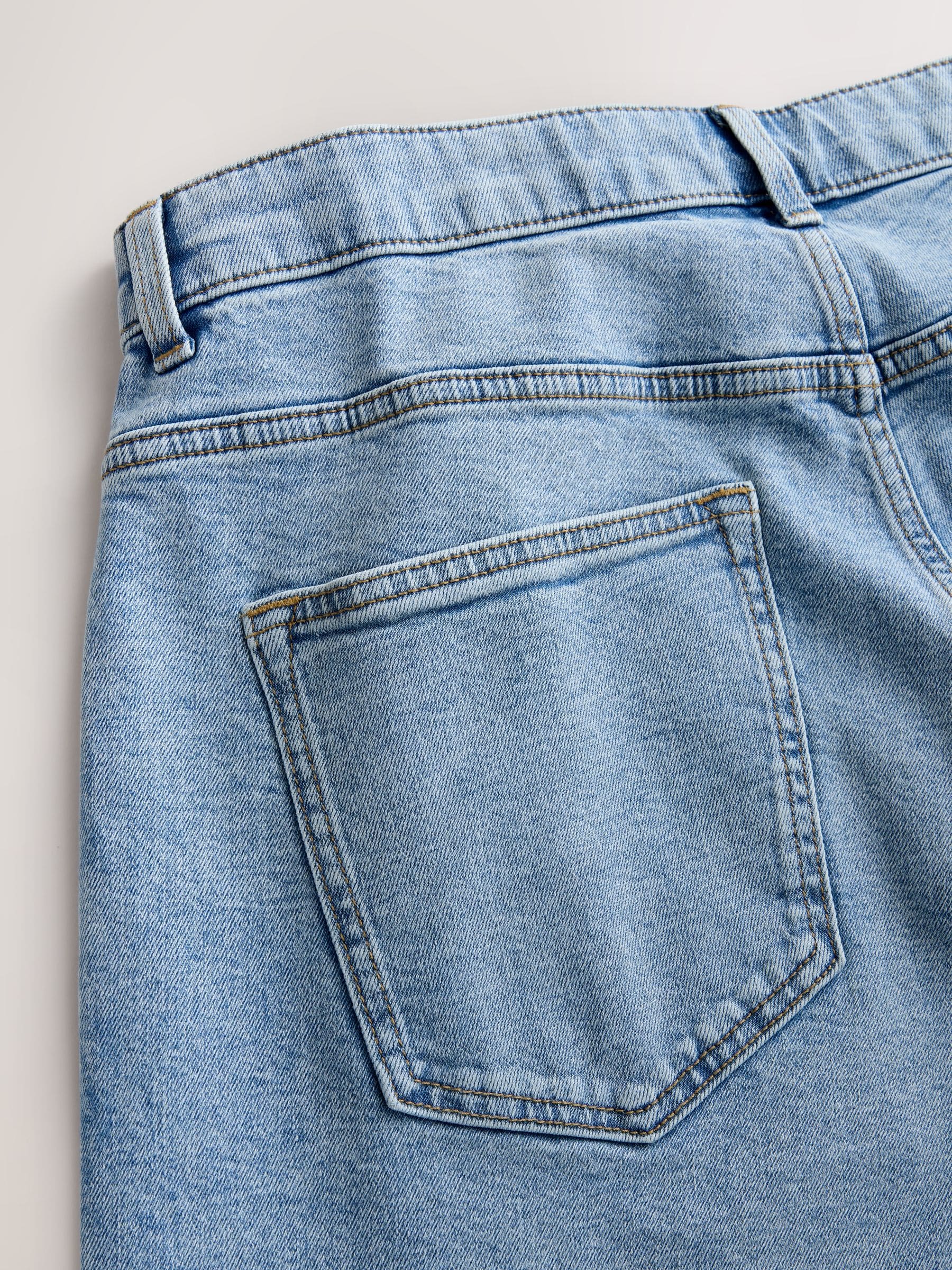 Buy Bleach Blue Denim Baggy Fit Jeans from Next USA