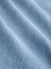 Light Blue Denim Baggy Fit Jeans - Image 2 of 5