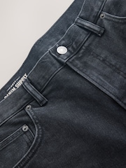 أسود - قياس انسيابي - جينز - صورة 11 من 11