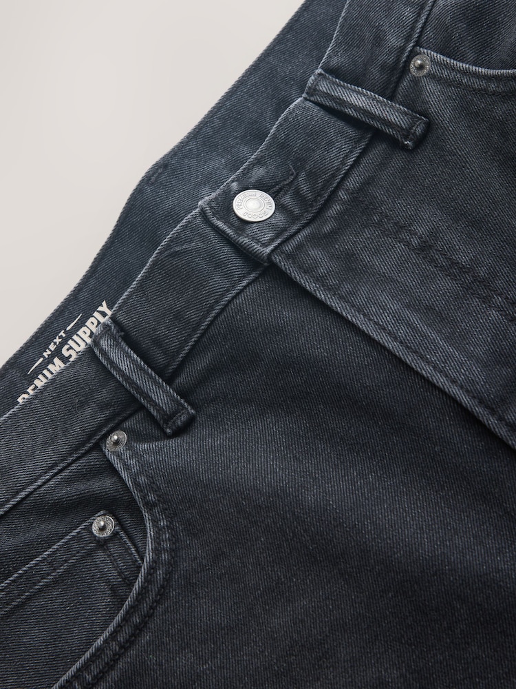 أسود - قياس انسيابي - جينز - صورة 11 من 11