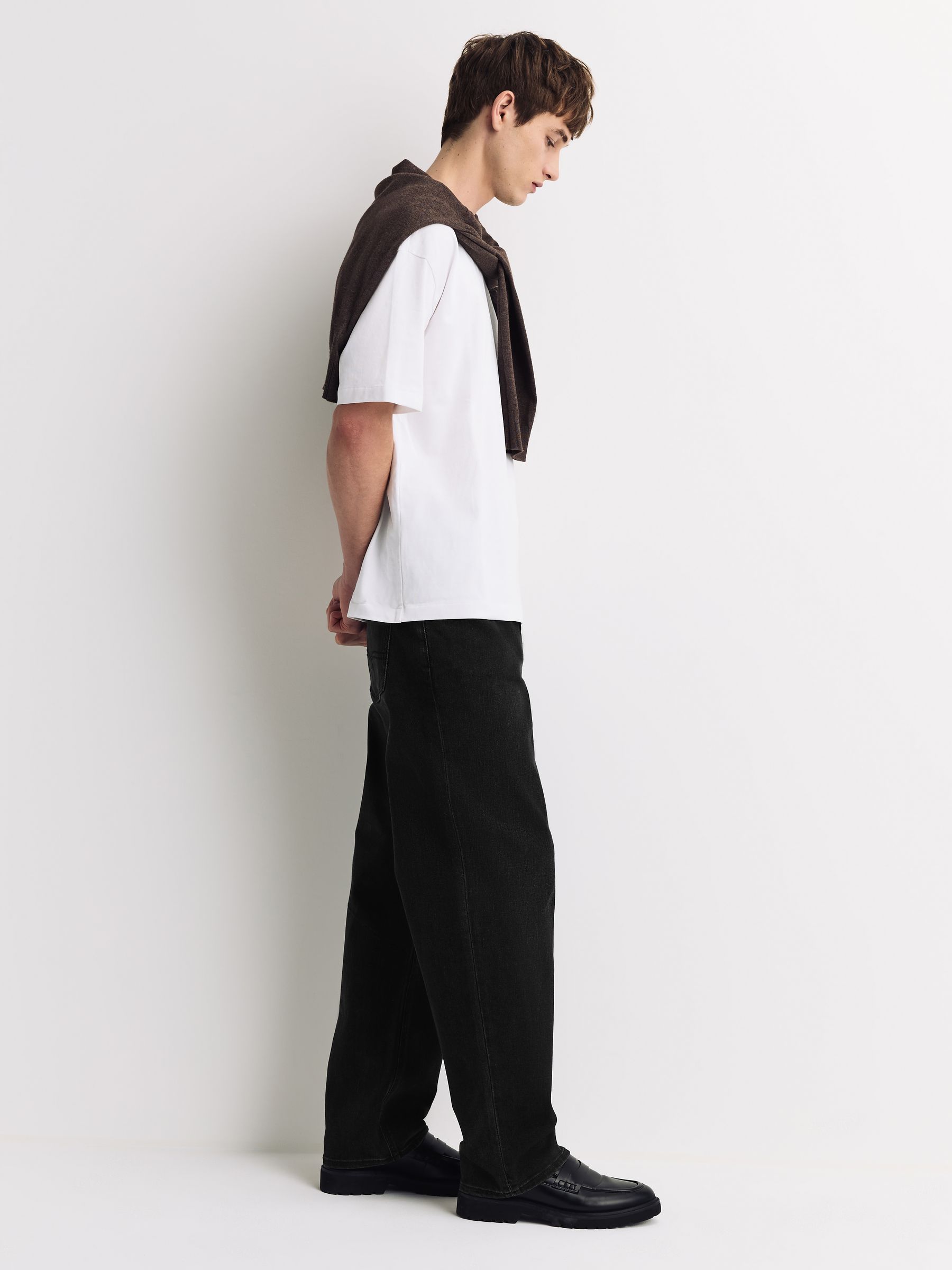 Buy Black Relaxed Fit Jeans from the Next UK online shop