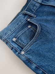 Mid Blue Denim Regular Tapered Fit Jeans - Image 10 of 11