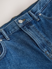 Mid Blue Denim Regular Tapered Fit Jeans - Image 9 of 11