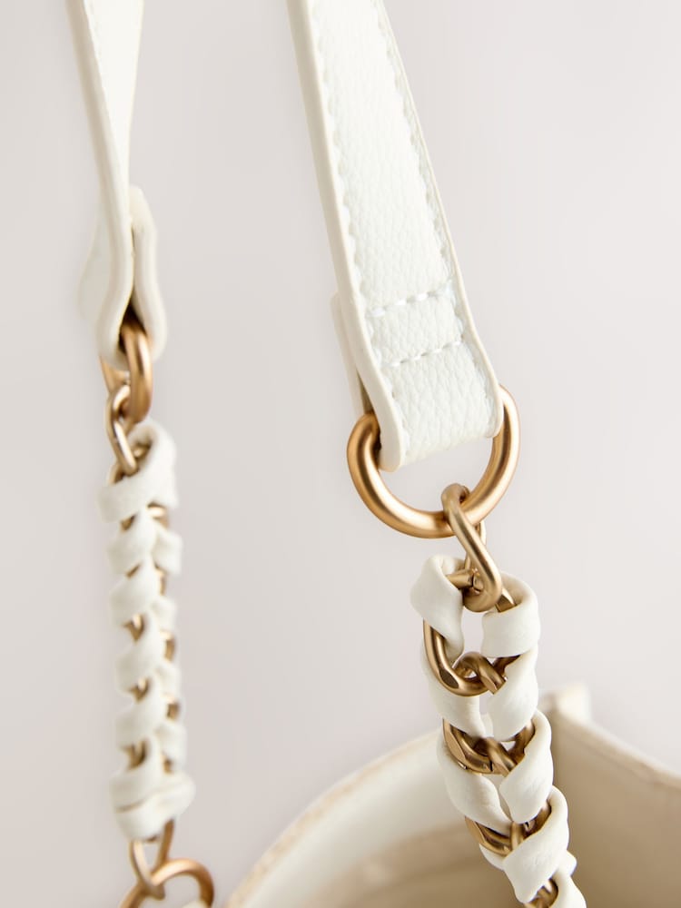 Natural Raffia Effect Shoulder Bag - Image 7 of 7