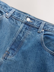 Faded Blue Barrel Fit Jeans - Image 2 of 3