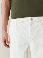 Ecru White Barrel Fit N. Premium Denim Jeans - Image 4 of 9