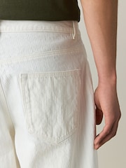 Ecru White Barrel Fit N. Premium Denim Jeans - Image 5 of 9