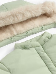 MORI Supersoft Cosy Zip Up Coat with Detachable Hood - Image 2 of 2