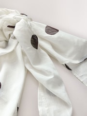 Monochrome Polka Dot Maxi Length Sarong - Image 7 of 8