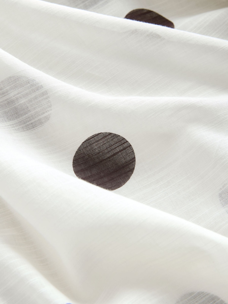 Monochrome Polka Dot Maxi Length Sarong - Image 8 of 8