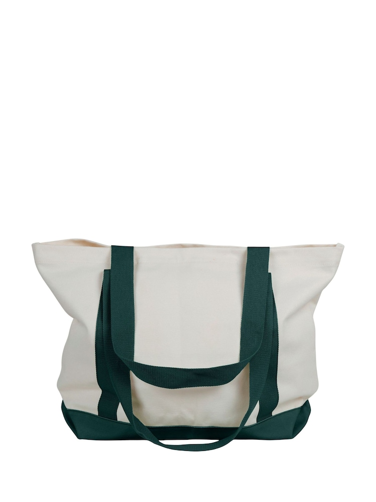 New Balance Green Classic Canvas Tote - Image 2 of 5 New Balance Green Classic Canvas Tote - Image 2 of 5