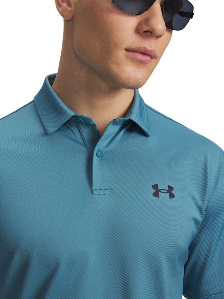 Under Armour Blue Matchplay Polo Shirt - Image 3 of 3