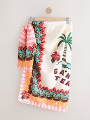 Fruit Print Maxi Length Sarong - Image 1 of 3