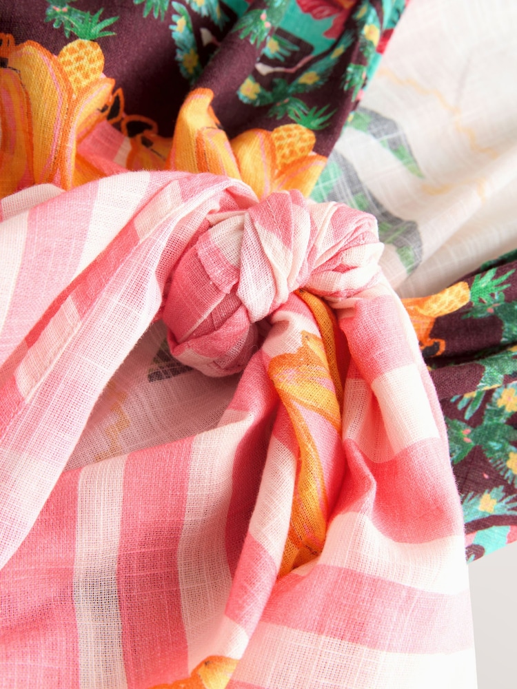 Fruit Print Maxi Length Sarong - Image 3 of 3