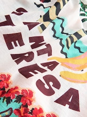 طباعة فواكه - رداء سارونج طويل - صورة 6 من 7