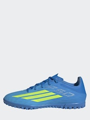 adidas Bright Blue F50 Club Turf Football Boots - Image 3 of 10