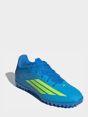 adidas Bright Blue F50 Club Turf Football Boots - Image 4 of 10