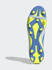 adidas Light Blue Predator Club Fold-Over Tongue Firm Ground/Multi Football Boots - Image 6 of 9