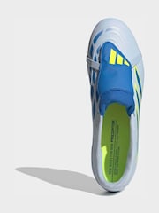 adidas Light Blue Predator Club Fold-Over Tongue Firm Ground/Multi Football Boots - Image 7 of 9