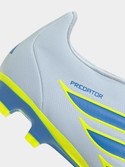 adidas Light Blue Predator Club Fold-Over Tongue Firm Ground/Multi Football Boots - Image 9 of 9