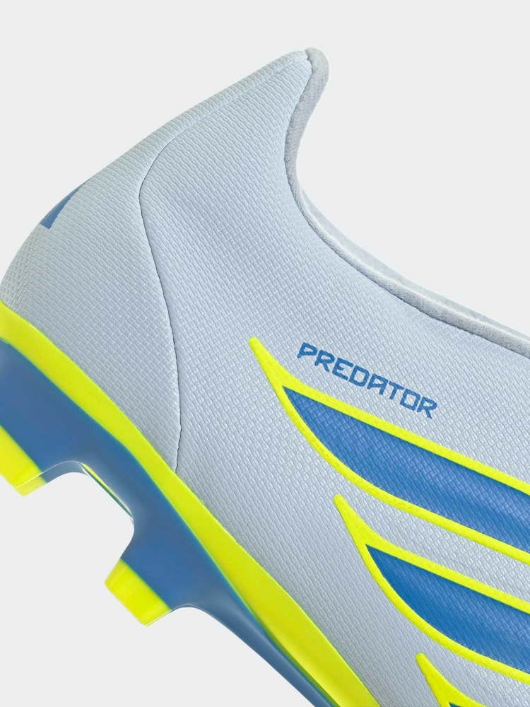 adidas Light Blue Predator Club Fold-Over Tongue Firm Ground/Multi Football Boots - Image 9 of 9