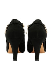 Lotus Black Heeled Shoe Boots - Image 3 of 4