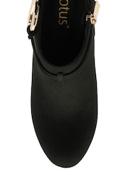 Lotus Black Heeled Shoe Boots - Image 4 of 4