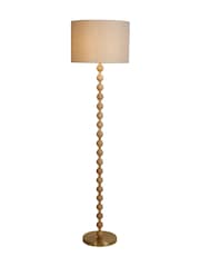 Searchlight Beige Orbie Floor Lamp - Image 2 of 4