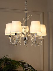 Searchlight Chrome Orla Ceiling Light - Image 1 of 4