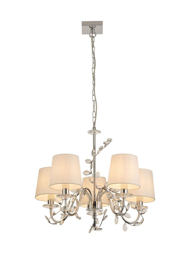 Searchlight Chrome Orla Ceiling Light - Image 2 of 4