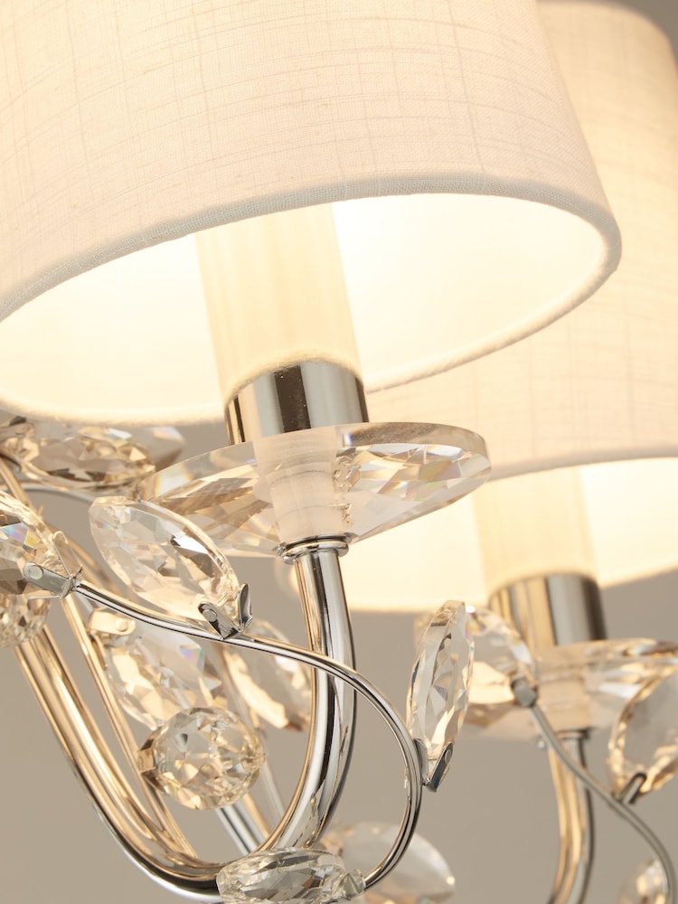 Searchlight Chrome Orla Ceiling Light - Image 4 of 4