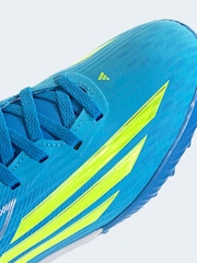 Kirkkaan Sininen - adidas Kids F50 League Turf -jalkapallokengät - Kuva 8 / 9